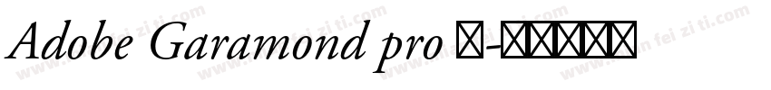 Adobe Garamond pro 加字体转换